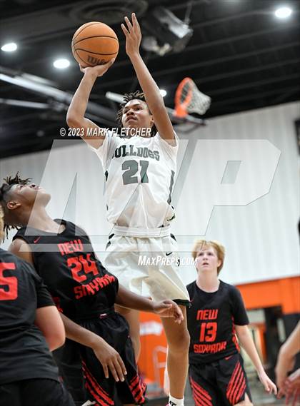 Thumbnail 1 in New Smyrna Beach vs DeLand (JV Shoot-out at Spruce Creek) photogallery.