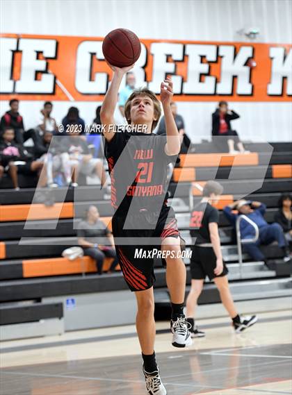 Thumbnail 2 in New Smyrna Beach vs DeLand (JV Shoot-out at Spruce Creek) photogallery.