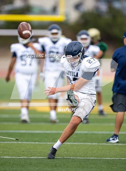 Thumbnail 2 in Loyola@Mira Costa (Scrimmage) photogallery.