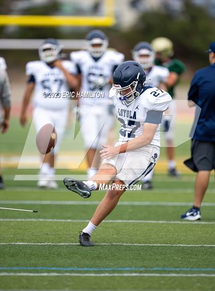 Thumbnail 3 in Loyola@Mira Costa (Scrimmage) photogallery.