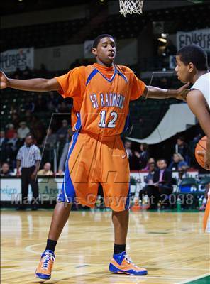 Thumbnail 3 in St. Raymond Boys vs Linden (Prime Time Shootout) photogallery.