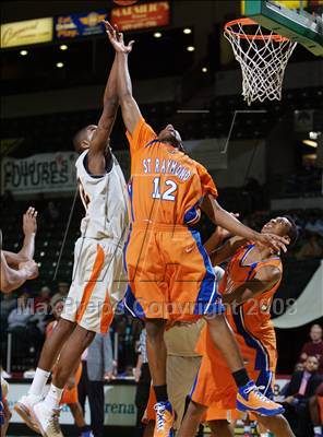 Thumbnail 2 in St. Raymond Boys vs Linden (Prime Time Shootout) photogallery.