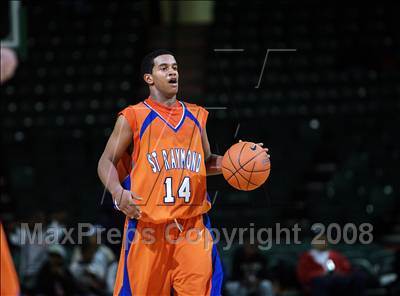 Thumbnail 1 in St. Raymond Boys vs Linden (Prime Time Shootout) photogallery.