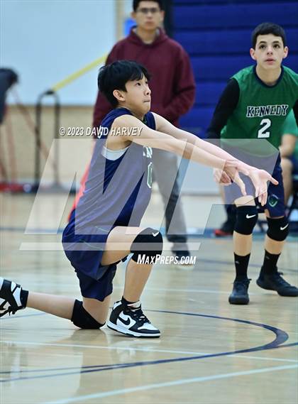 Thumbnail 1 in JV: Denver East vs Kennedy photogallery.
