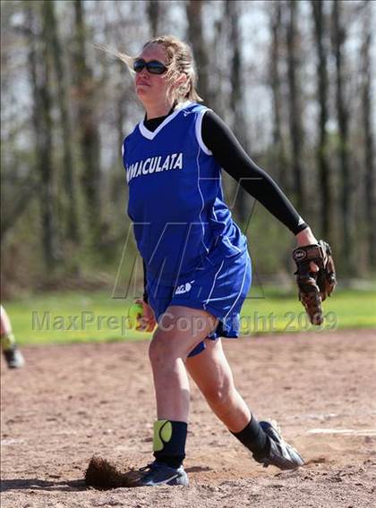 Thumbnail 3 in Immaculata Academy vs Orchard Park (12th Depew Tournament) photogallery.