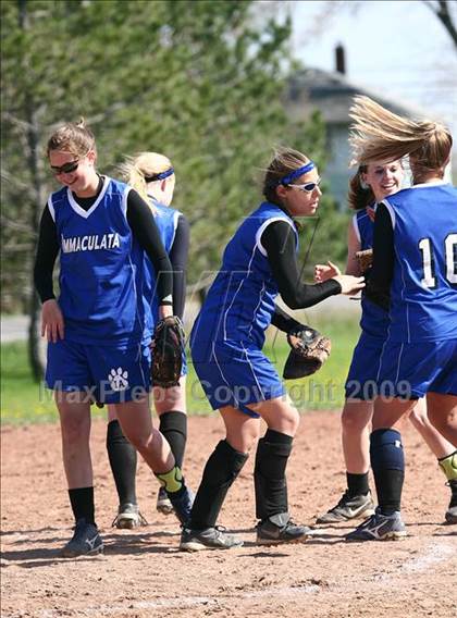 Thumbnail 1 in Immaculata Academy vs Orchard Park (12th Depew Tournament) photogallery.