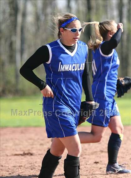 Thumbnail 3 in Immaculata Academy vs Orchard Park (12th Depew Tournament) photogallery.