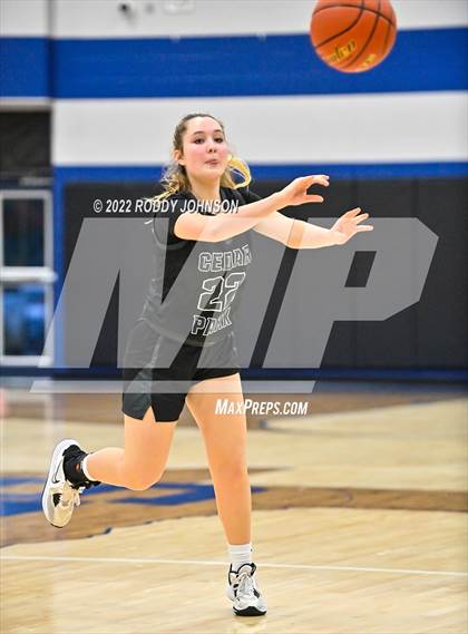 Thumbnail 3 in Cedar Park vs Hardin Jefferson (McDonald's Texas Invitational) photogallery.