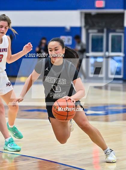 Thumbnail 2 in Cedar Park vs Hardin Jefferson (McDonald's Texas Invitational) photogallery.