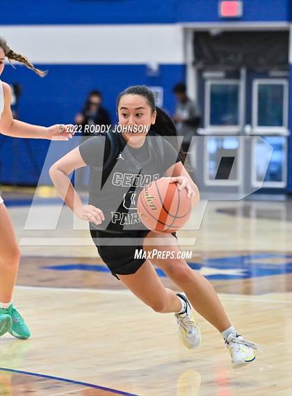 Thumbnail 1 in Cedar Park vs Hardin Jefferson (McDonald's Texas Invitational) photogallery.