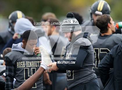 Thumbnail 1 in Victor @ Rush-Henrietta (NYSPHAA Section 5 Class AA Playoff) photogallery.