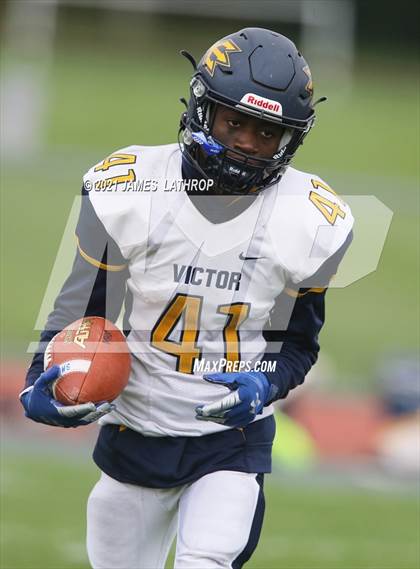 Thumbnail 3 in Victor @ Rush-Henrietta (NYSPHAA Section 5 Class AA Playoff) photogallery.