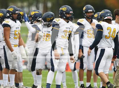 Thumbnail 3 in Victor @ Rush-Henrietta (NYSPHAA Section 5 Class AA Playoff) photogallery.