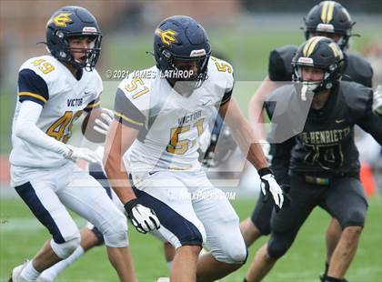 Thumbnail 1 in Victor @ Rush-Henrietta (NYSPHAA Section 5 Class AA Playoff) photogallery.