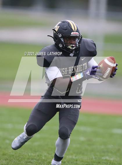 Thumbnail 2 in Victor @ Rush-Henrietta (NYSPHAA Section 5 Class AA Playoff) photogallery.