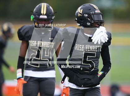 Thumbnail 3 in Victor @ Rush-Henrietta (NYSPHAA Section 5 Class AA Playoff) photogallery.