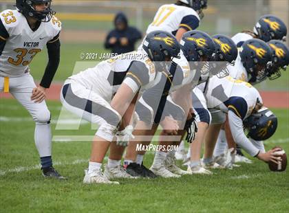 Thumbnail 3 in Victor @ Rush-Henrietta (NYSPHAA Section 5 Class AA Playoff) photogallery.