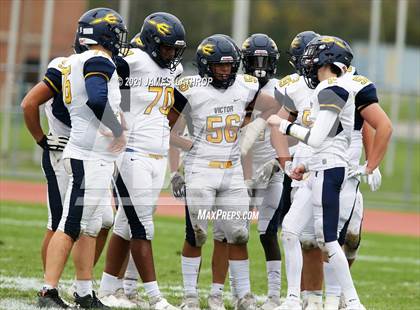 Thumbnail 1 in Victor @ Rush-Henrietta (NYSPHAA Section 5 Class AA Playoff) photogallery.