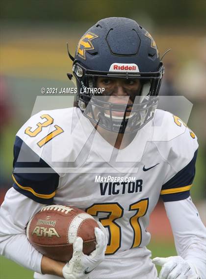 Thumbnail 3 in Victor @ Rush-Henrietta (NYSPHAA Section 5 Class AA Playoff) photogallery.