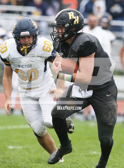 Thumbnail 2 in Victor @ Rush-Henrietta (NYSPHAA Section 5 Class AA Playoff) photogallery.