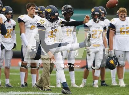 Thumbnail 3 in Victor @ Rush-Henrietta (NYSPHAA Section 5 Class AA Playoff) photogallery.