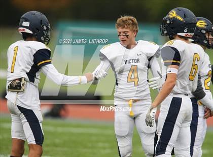 Thumbnail 1 in Victor @ Rush-Henrietta (NYSPHAA Section 5 Class AA Playoff) photogallery.