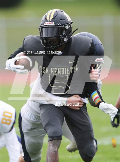 Thumbnail 2 in Victor @ Rush-Henrietta (NYSPHAA Section 5 Class AA Playoff) photogallery.