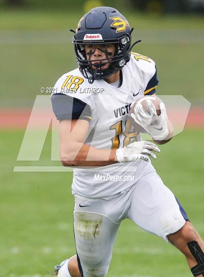 Thumbnail 1 in Victor @ Rush-Henrietta (NYSPHAA Section 5 Class AA Playoff) photogallery.