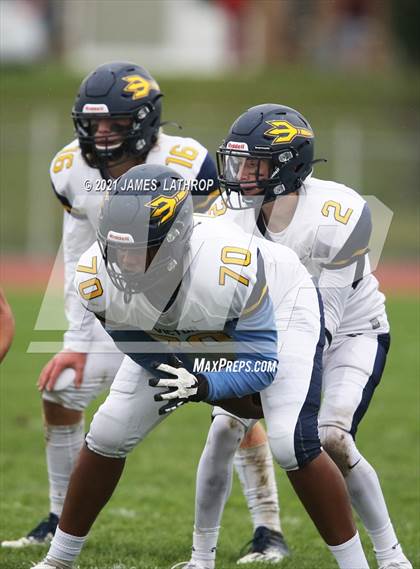 Thumbnail 2 in Victor @ Rush-Henrietta (NYSPHAA Section 5 Class AA Playoff) photogallery.