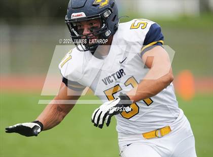 Thumbnail 2 in Victor @ Rush-Henrietta (NYSPHAA Section 5 Class AA Playoff) photogallery.
