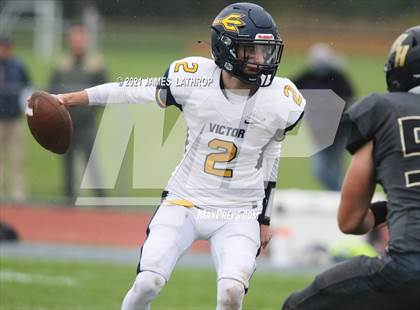 Thumbnail 1 in Victor @ Rush-Henrietta (NYSPHAA Section 5 Class AA Playoff) photogallery.