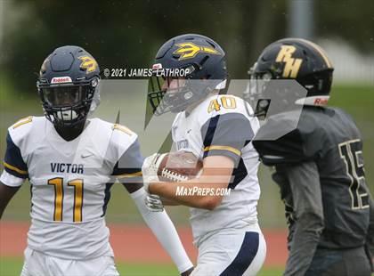 Thumbnail 2 in Victor @ Rush-Henrietta (NYSPHAA Section 5 Class AA Playoff) photogallery.