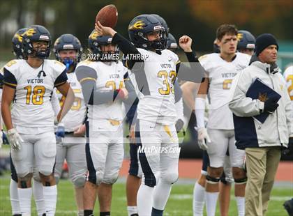 Thumbnail 1 in Victor @ Rush-Henrietta (NYSPHAA Section 5 Class AA Playoff) photogallery.