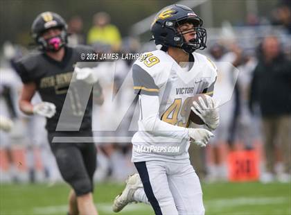 Thumbnail 2 in Victor @ Rush-Henrietta (NYSPHAA Section 5 Class AA Playoff) photogallery.