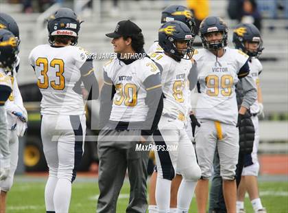 Thumbnail 3 in Victor @ Rush-Henrietta (NYSPHAA Section 5 Class AA Playoff) photogallery.