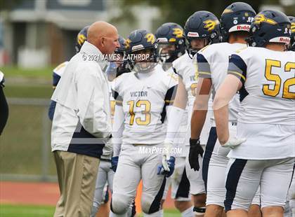 Thumbnail 2 in Victor @ Rush-Henrietta (NYSPHAA Section 5 Class AA Playoff) photogallery.