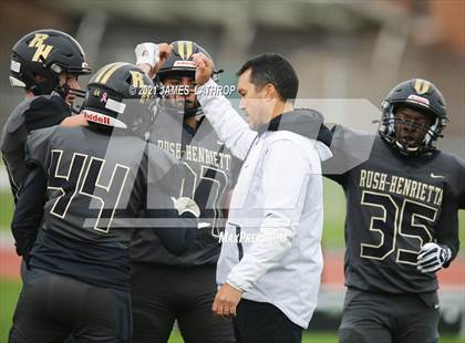 Thumbnail 3 in Victor @ Rush-Henrietta (NYSPHAA Section 5 Class AA Playoff) photogallery.