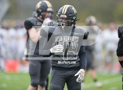 Thumbnail 1 in Victor @ Rush-Henrietta (NYSPHAA Section 5 Class AA Playoff) photogallery.