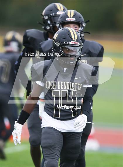 Thumbnail 2 in Victor @ Rush-Henrietta (NYSPHAA Section 5 Class AA Playoff) photogallery.