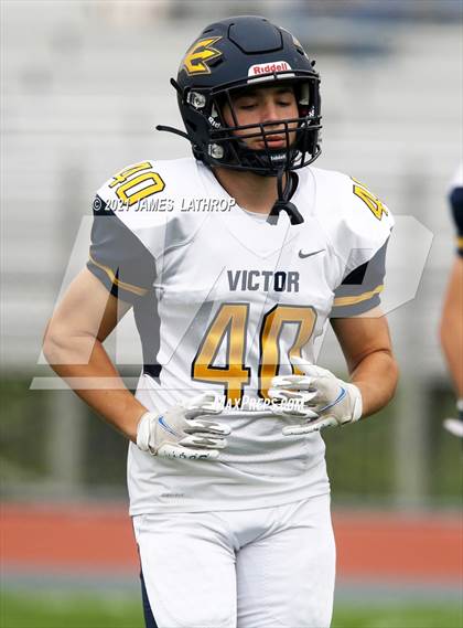 Thumbnail 3 in Victor @ Rush-Henrietta (NYSPHAA Section 5 Class AA Playoff) photogallery.