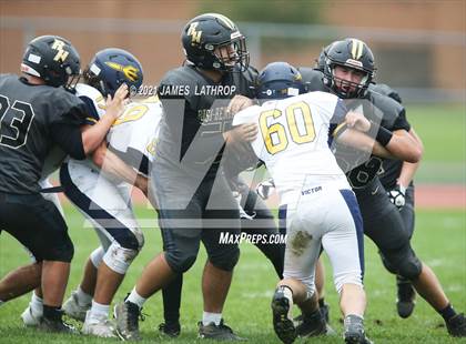 Thumbnail 1 in Victor @ Rush-Henrietta (NYSPHAA Section 5 Class AA Playoff) photogallery.