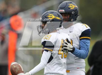 Thumbnail 3 in Victor @ Rush-Henrietta (NYSPHAA Section 5 Class AA Playoff) photogallery.