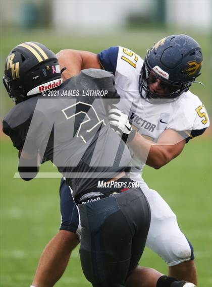 Thumbnail 3 in Victor @ Rush-Henrietta (NYSPHAA Section 5 Class AA Playoff) photogallery.