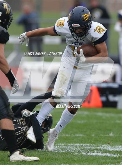 Thumbnail 1 in Victor @ Rush-Henrietta (NYSPHAA Section 5 Class AA Playoff) photogallery.