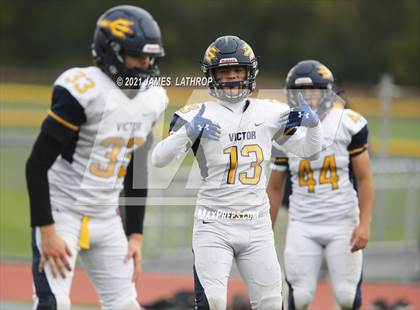 Thumbnail 3 in Victor @ Rush-Henrietta (NYSPHAA Section 5 Class AA Playoff) photogallery.