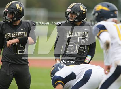 Thumbnail 1 in Victor @ Rush-Henrietta (NYSPHAA Section 5 Class AA Playoff) photogallery.