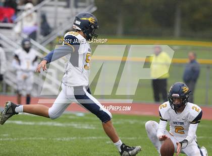 Thumbnail 2 in Victor @ Rush-Henrietta (NYSPHAA Section 5 Class AA Playoff) photogallery.