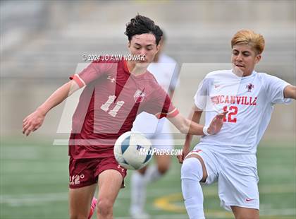 Thumbnail 3 in Duncanville vs. Cypress Woods (UIL 6A Regional Final) photogallery.
