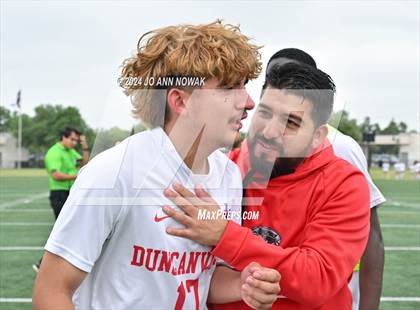 Thumbnail 1 in Duncanville vs. Cypress Woods (UIL 6A Regional Final) photogallery.