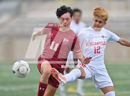 Thumbnail 1 in Duncanville vs. Cypress Woods (UIL 6A Regional Final) photogallery.